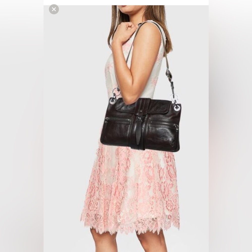 Lanvin Leather  Flap Shoulder Bag